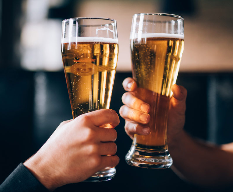 Bierdegustation in der Brasserie Spirgarten